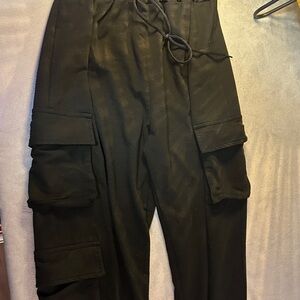 Source Unknown Black Cargo Joggers